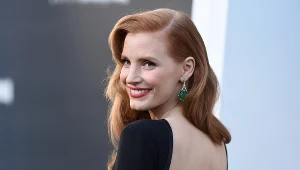 Jessica Chastain na premierze filmu "Interstellar"