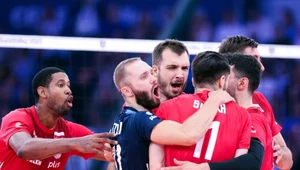 Drużyna naszych złotych siatkarzy, w środku Norbert Huber