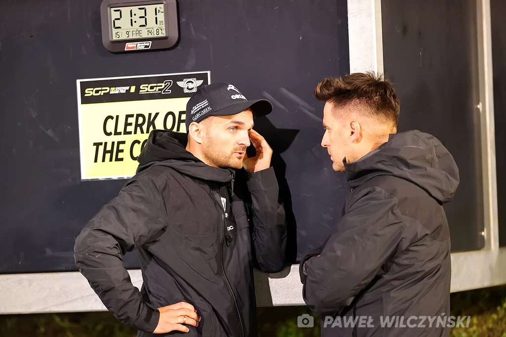 Bartosz Zmarzlik i prezes Motoru Lublin Jakub Kępa. Bartosz Zmarzlik i prezes Motoru Lublin Jakub Kępa.