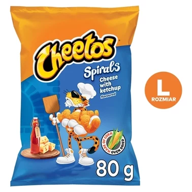 Cheetos Spirals Chrupki kukurydziane o smaku serowo-ketchupowym 80 g - 2
