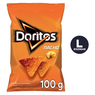 Doritos Nacho Chipsy kukurydziane o smaku serowym 100 g - 0