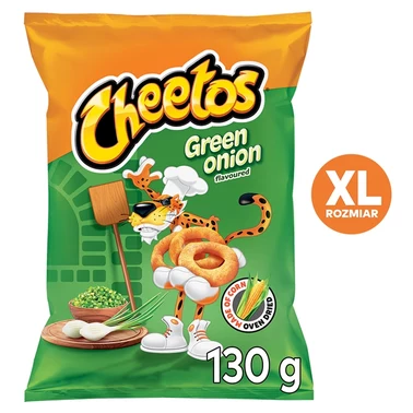 Cheetos Chrupki kukurydziane o smaku zielonej cebulki 130 g - 0