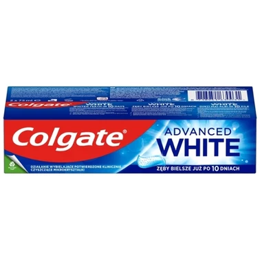 Pasta do zębów Colgate Advanced White z aktywnymi mikrokryształkami czyszczącymi 2x75ml - 2