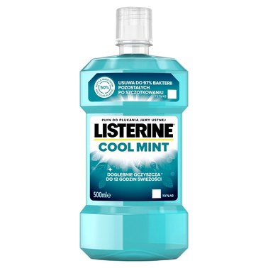 Listerine Cool Mint Płyn do płukania jamy ustnej 500 ml - 0