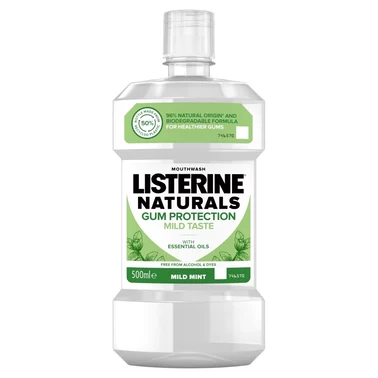 Listerine Naturals Gum Protection Płyn do płukania jamy ustnej 500 ml - 0
