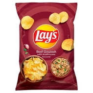 Lay's Chipsy ziemniaczane o smaku gulaszu wołowego z grzybami 130 g