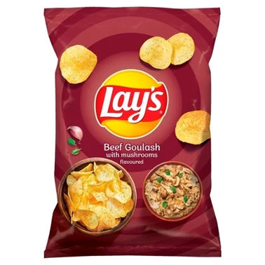 Lay's Chipsy ziemniaczane o smaku gulaszu wołowego z grzybami 130 g - 2