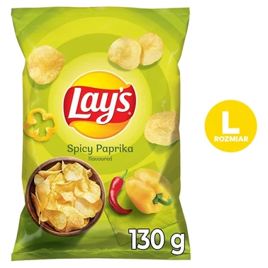 Lay's Chipsy ziemniaczane o smaku pikantnej papryki 130 g - 0