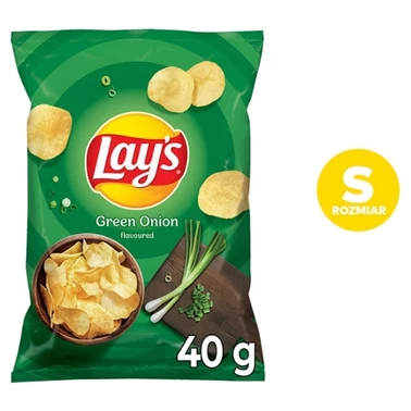 Lay's Chipsy ziemniaczane o smaku zielonej cebulki 40 g - 1