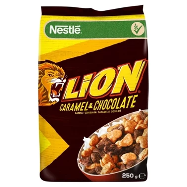 Nestlé Lion Płatki śniadaniowe karmel i czekolada 250 g - 1