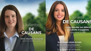 Juliette de Causans przed i po komputerowym liftingu