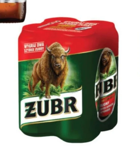 Żubr Piwo jasne 2 l (4 x 0,5 l)