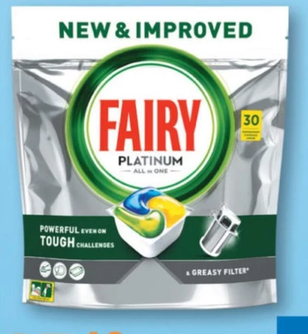 Fairy Platinum Cytryna Tabletki do zmywarki All In One, 30 tabletek