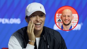 Iga Świątek i Bartosz Kurek w kółeczku