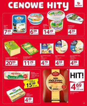 Selgros Cash&Carry - oferta spożywcza (oferta bez alkoholu)