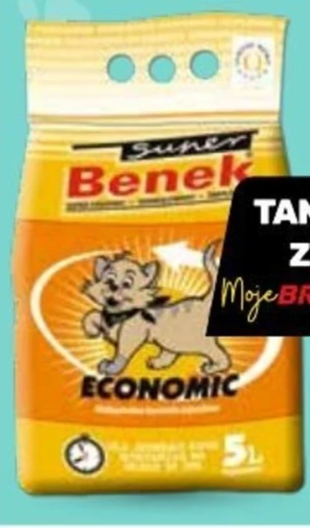 Żwirek bentonitowy Super Benek