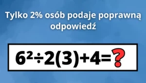 Zadanie dla dziesięciolatków, które zakłopotało większość dorosłych. Znasz wynik?