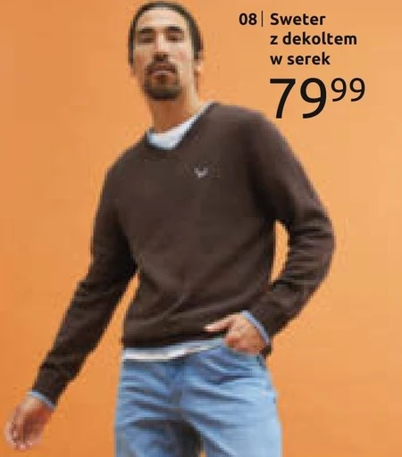 Sweter męski Bonprix