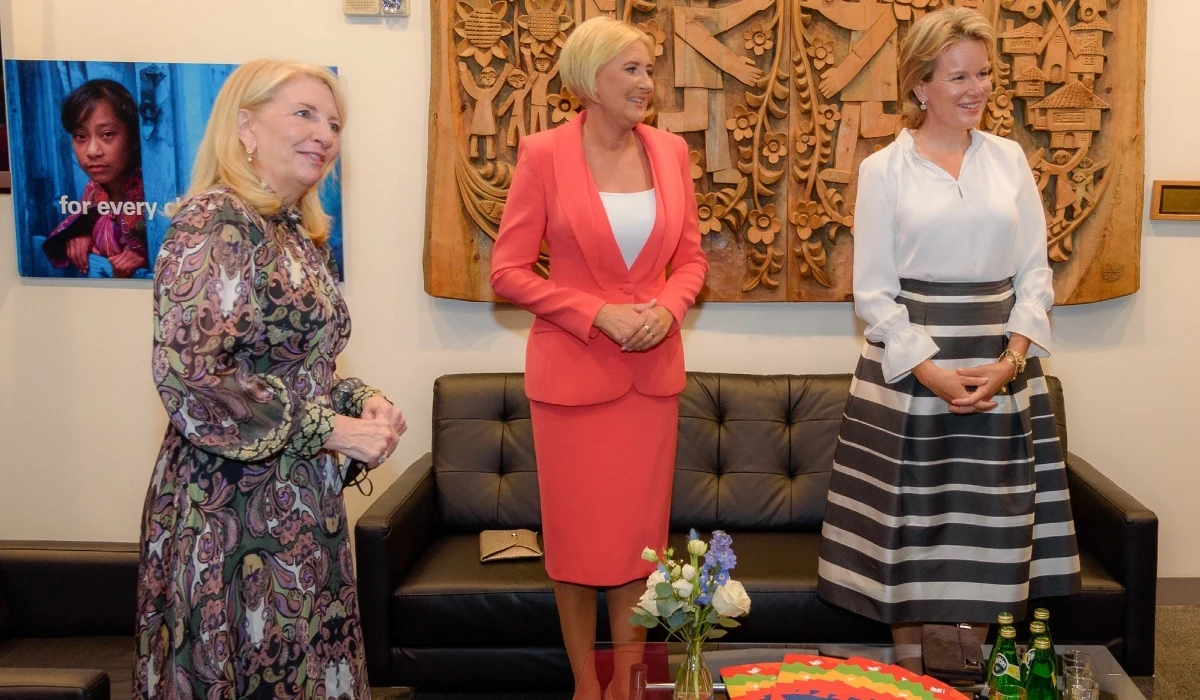 Agata Duda na spotkaniu UNICEF, for KPRP