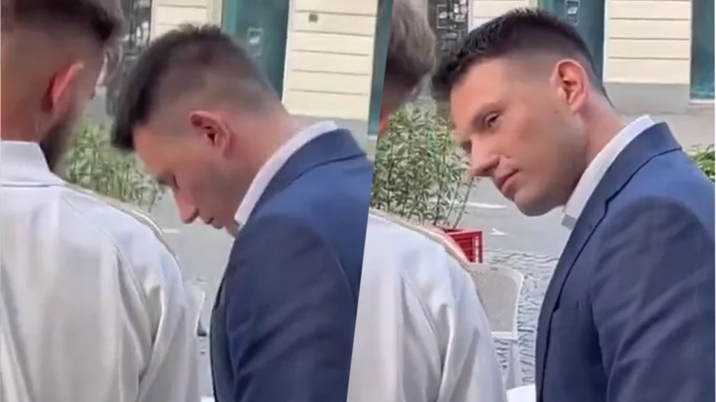 Sławomir Mentzen po "Piwie z Mentzenem" w Warszawie Sławomir Mentzen po "Piwie z Mentzenem" w Warszawie