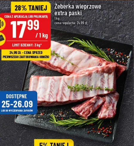 Żeberka wieprzowe