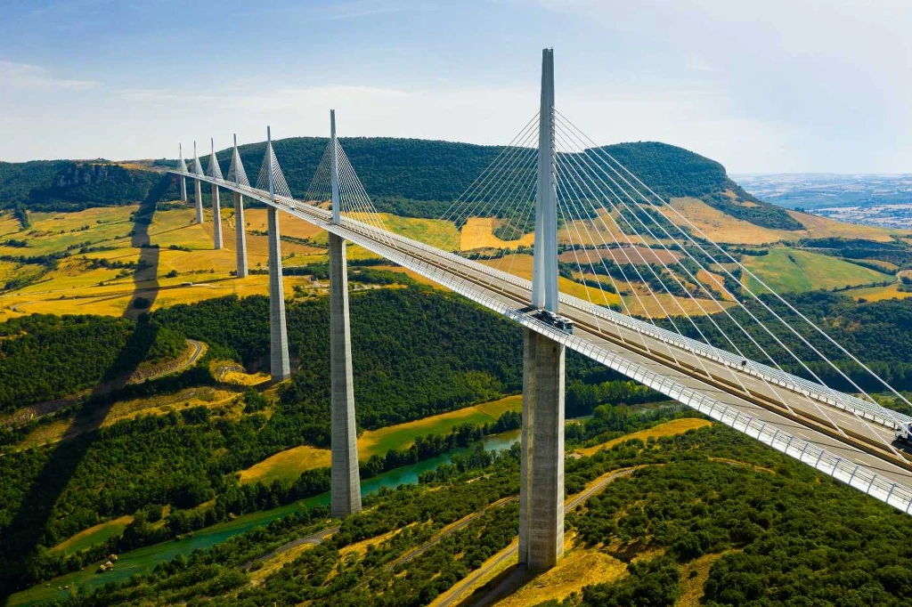 Najwy szy Drogowy Most wiata Ile Wysoko ci Ma Millau Viaduct 