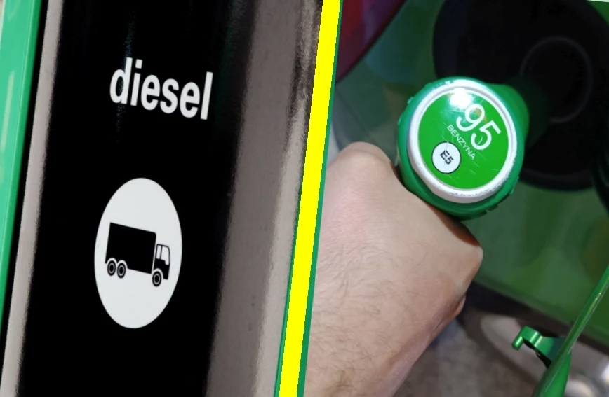 Diesel wciąż jest liderem sprzedaży wśród paliw, ale optyka nieco się zmienia - benzyna zaliczyła wyraźny wzrost, a olej napędowy niewielki spadek. / foto: Adrian Slazok/News Lubuski