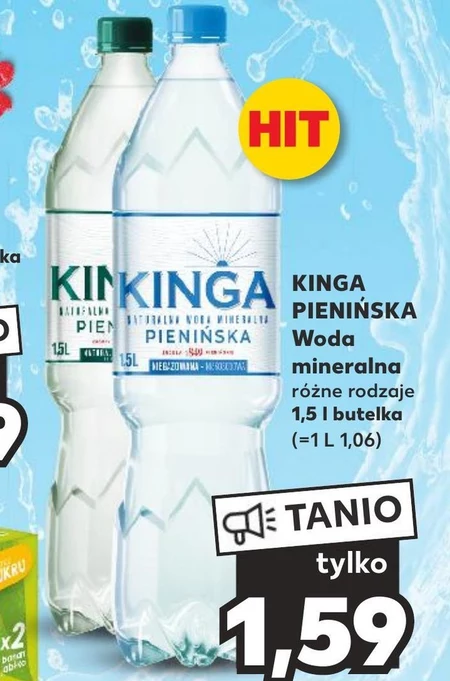 Woda mineralna Kinga Pienińska