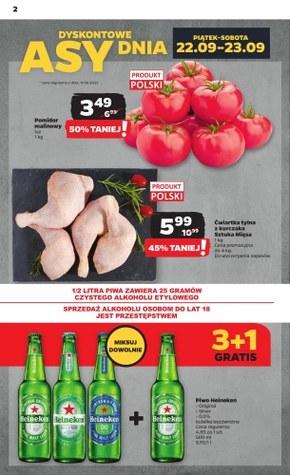 Netto - 150 rodzajów warzyw i owoców