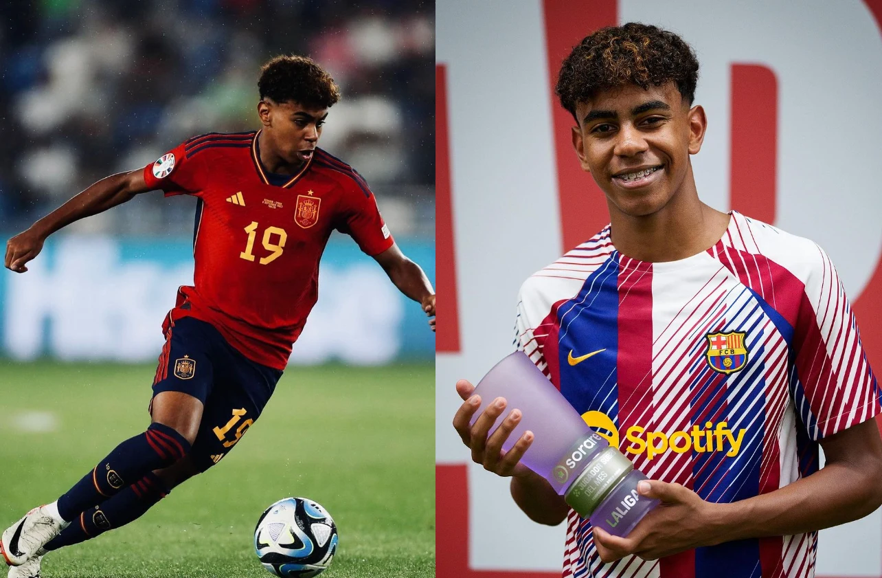 zdjęcia umieszczone na Instagramie @lamineyamal