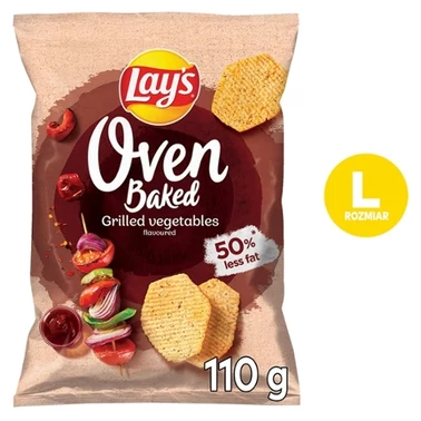 Lay's Oven Baked Pieczone formowane chipsy ziemniaczane o smaku grillowanych warzyw 110 g - 2