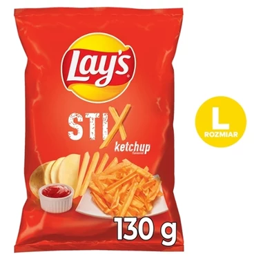 Lay's Stix Chipsy ziemniaczane o smaku ketchupowym 130 g - 2