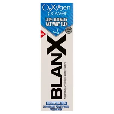 BlanX O₃Xygen Power Nieabrazyjna wybielająca pasta do zębów 75 ml - 0