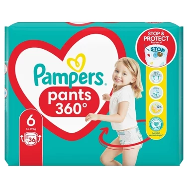 Pampers Pants Pieluchomajtki, rozmiar 6, 36 sztuk, 14kg-19kg - 1