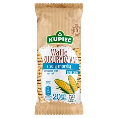 Kupiec Extra Slim Wafle kukurydziane z solą morską 105 g - 1