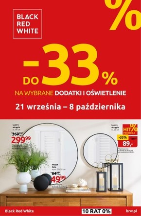 Black Red White - do -33% na wybrane dodatki i oświetlenie