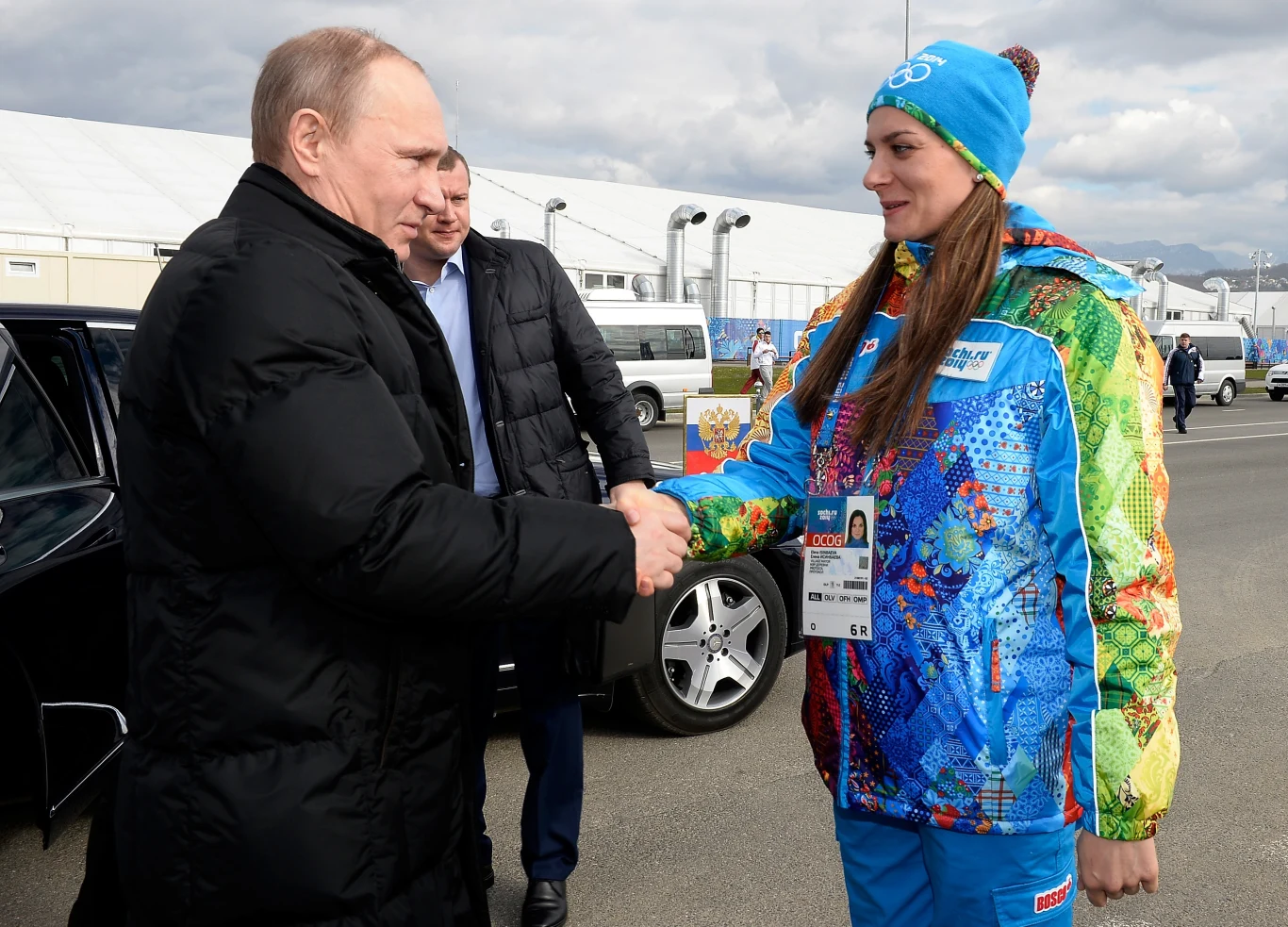 Władimir Putin i Jelena Isinbajewa