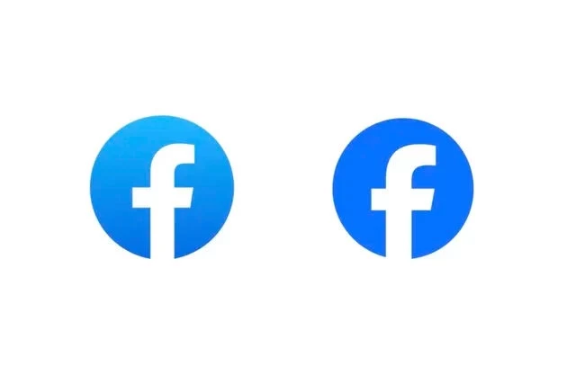 Stare (po lewej) i nowe logo (po prawej) serwisu Facebook