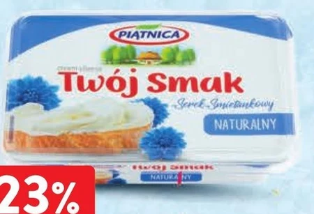 Piątnica Twój Smak Serek śmietankowy naturalny 200 g