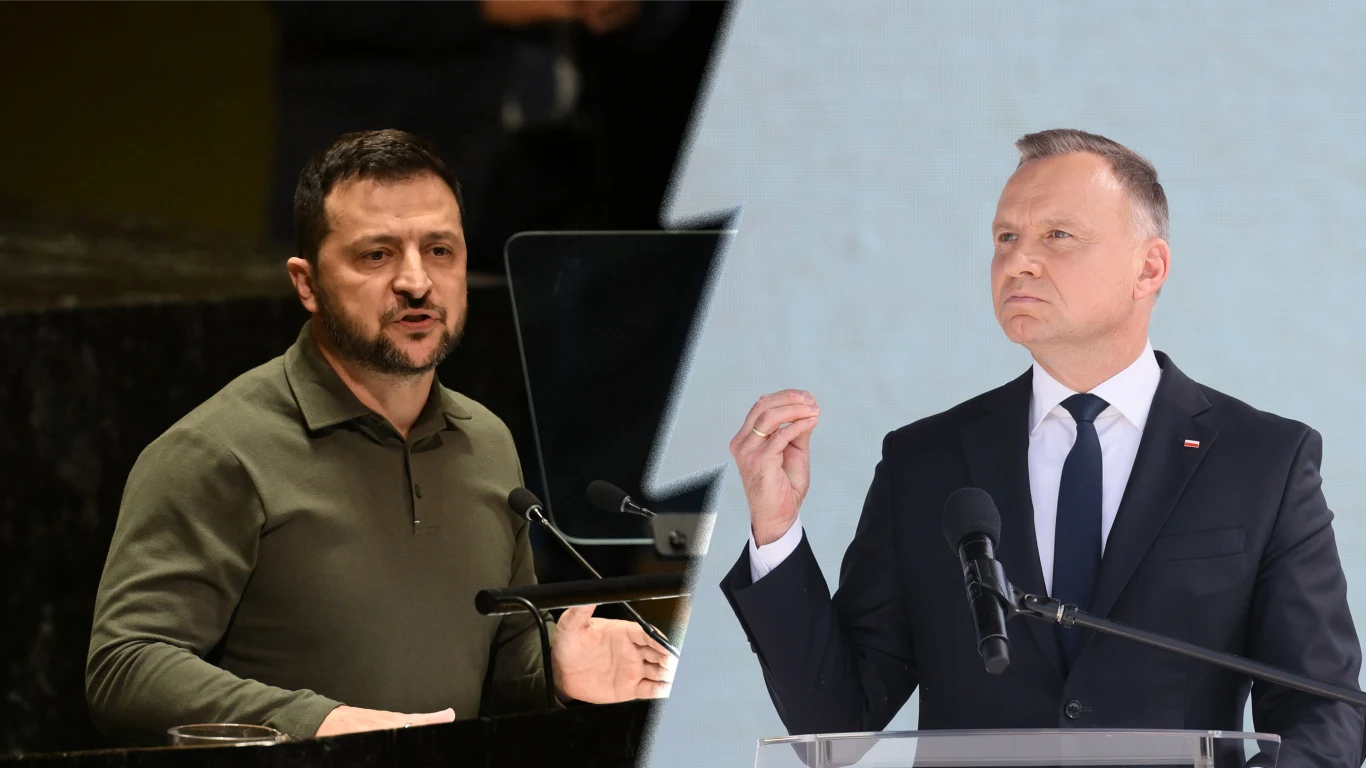 Wołodymyr Zełeński i Andrzej Duda Wołodymyr Zełeński i Andrzej Duda