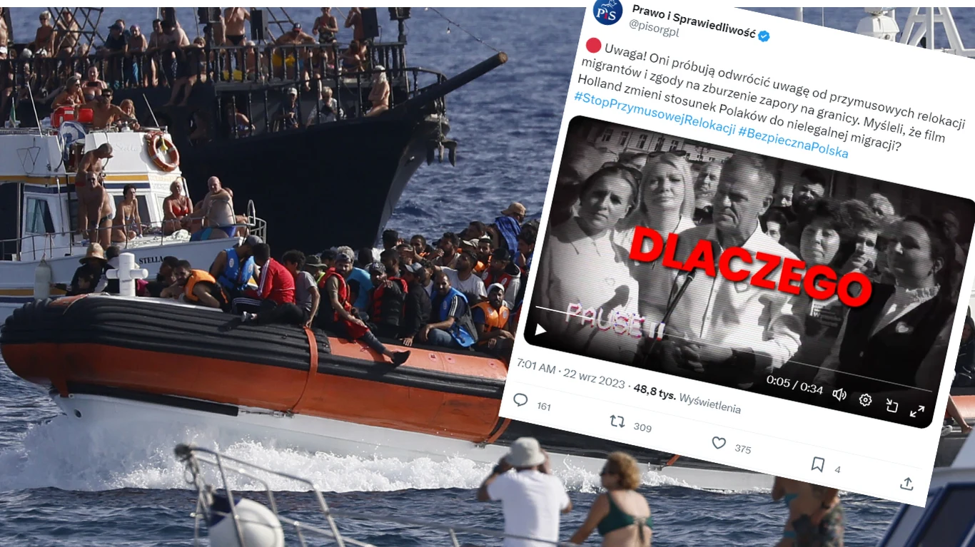Nowy spot PiS o migracji Nowy spot PiS o migracji