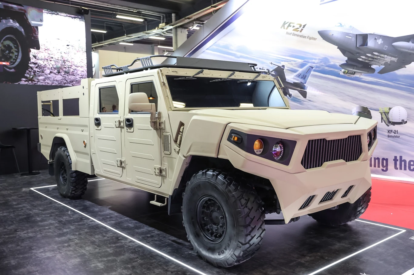 Kia KLTV jako lekka ciężarówka / fot. Targi Kielce