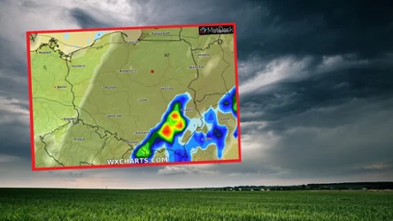 Pogoda na południu Polski będzie deszczowa. Lokalnie mogą pojawić się burze. Możliwe są alerty IMGW pierwszego i drugiego stopnia