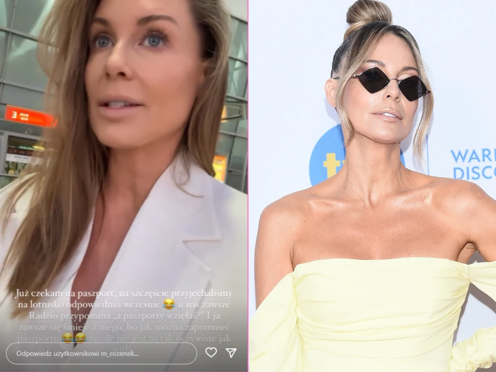 Małgorzata Rozenek uratowana przez syna na lotnisku Małgorzata Rozenek uratowana przez syna na lotnisku