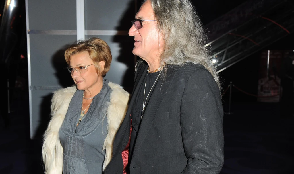 Grzegorz Markowski  z żoną