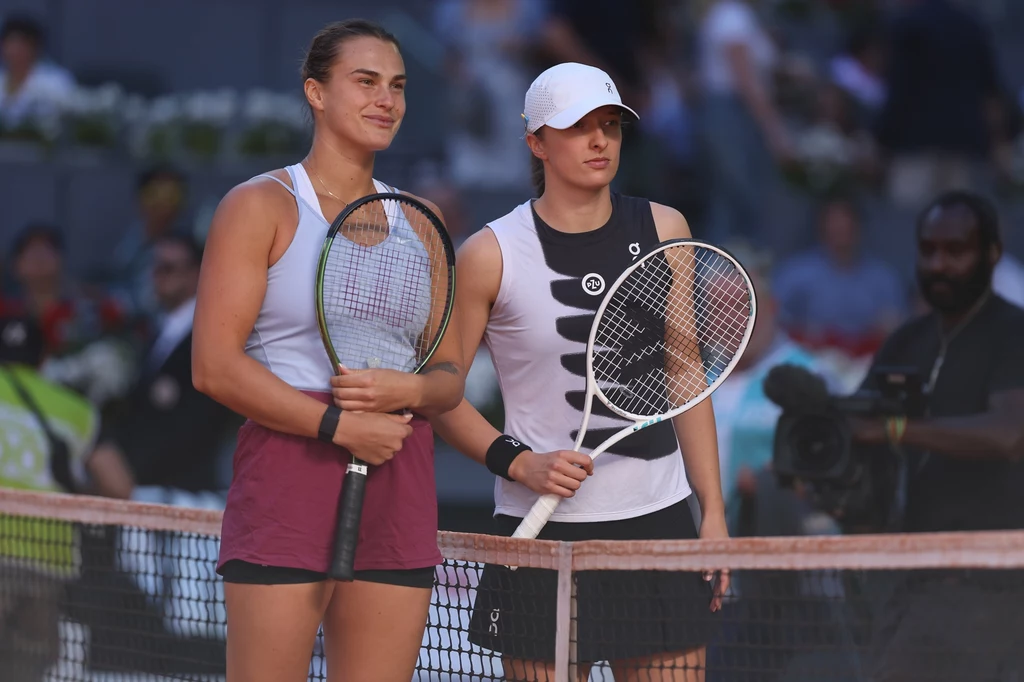 Aryna Sabalenka i Iga Świątek Aryna Sabalenka i Iga Świątek