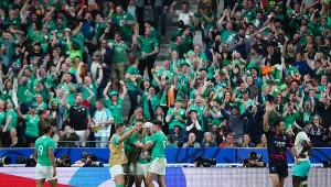 Mistrzowie świata rugby z RPA ulegli Irlandii 8:13