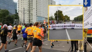 Aktywiści przeszkodzili w przebiegu 45. Maratonu Warszawskiego