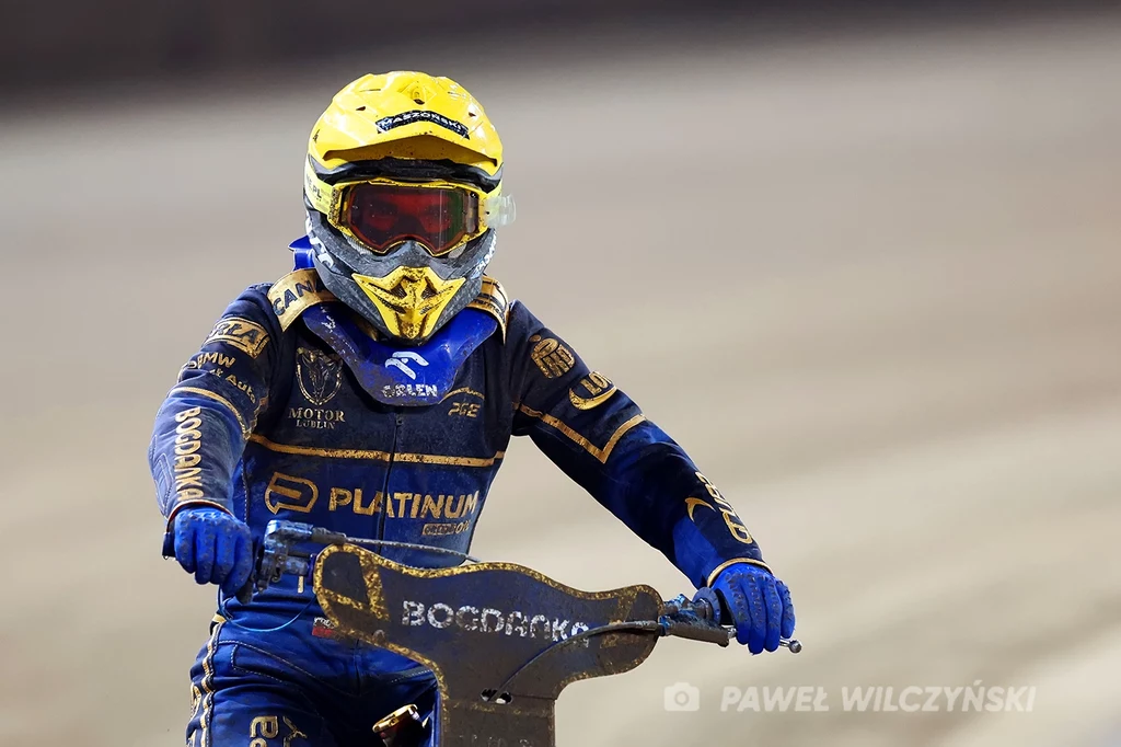 Bartosz Zmarzlik w stroju Motoru Lublin. Bartosz Zmarzlik w stroju Motoru Lublin.