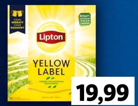 Lipton Yellow Label Herbata czarna 184 g (92 torebki)